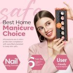 6-Pack Neutral Nude Nail Polish Set