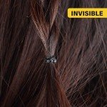 1000 Mini Black Rubber Bands for Hair Braids