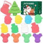 Christmas Bath Bombs Gift Set for Kids - 14 Pack