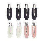 8 Pack No Bend Hair Clips for Styling