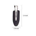 8 Pack No Bend Hair Clips for Styling