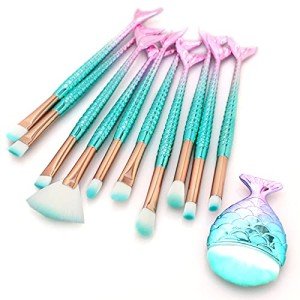 Cute 11-Piece Kids Makeup Brush Set