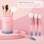 12-Piece Makeup Brush Set with Case