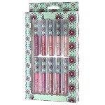 Nicole Miller Shimmery Lip Gloss Set - 10 Count