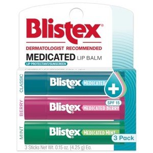 Blistex Medicated Lip Balm Set - SPF 15