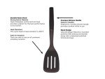 KitchenAid Black Slotted Turner - 13.66 Inches