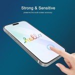 Ailun Glass Screen Protector for iPhone 16 / iPhone 15 / iPhone 15 Pro [6.1 Inch] Display 3 Pack Tempered Glass, Dynamic Island Compatible, Case Friendly [Not for iPhone 16 Pro 6.3 Inch]