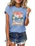 Summer Short Sleeve Florida T-Shirt for Teens