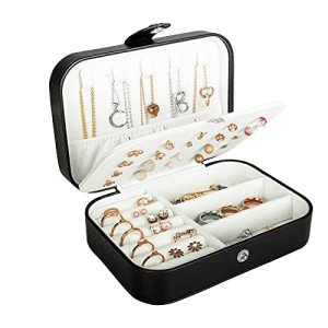 Mini Travel Jewelry Box for Earrings and Rings