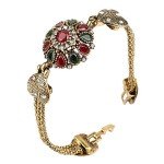 Boho Gold Turkey Bangle Bracelet for Women