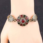 Boho Gold Turkey Bangle Bracelet for Women