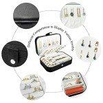 Mini Travel Jewelry Box for Earrings and Rings