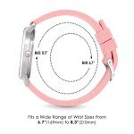 Light Pink Silicone Nurse Watch by Medilog