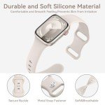 4 Pack Soft Silicone Apple Watch Bands