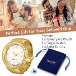 Stylish Unisex Stretch Band Quartz Ring Watch