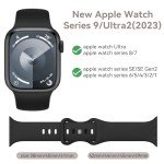 4 Pack Soft Silicone Apple Watch Bands