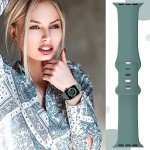 4 Pack Soft Silicone Apple Watch Bands