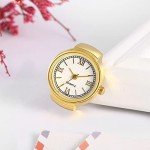 Stylish Unisex Stretch Band Quartz Ring Watch