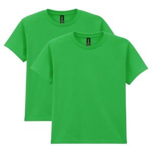 Irish Green Kids' Heavy Cotton T-Shirt 2-Pack
