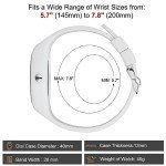 SIBOSUN Waterproof Silicone Nurse Watch for Everyone