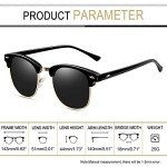 Stylish Polarized Semi Rimless Sunglasses for Everyone