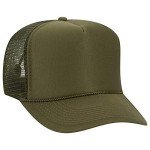Green Foam Front Trucker Hat with Mesh Back