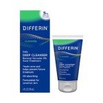 Differin Acne Face Wash, 5% Benzoyl Peroxide, 4 oz
