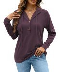 Trendy Maroon Long Sleeve Hoodie for Women