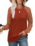 Chic Red Crewneck Sweatshirt for Women