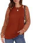 Chic Red Crewneck Sweatshirt for Women