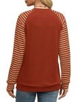 Chic Red Crewneck Sweatshirt for Women