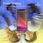 FONEWE 50ft Led Lights for Bedroom Led Strip Lights Led Light Strip with App Led Lights for Home Decoration