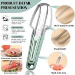 3-in-1 Watermelon Cutter Tool for Easy Slicing