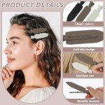 12 No Bend Hair Clips for Styling and Makeup