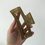 4-Pack Big Rectangle Hair Claw Clips