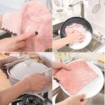 Super Absorbent Microfiber Kitchen Washcloths, 10 Pack
