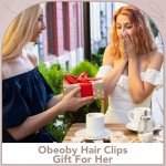 12 No Bend Hair Clips for Styling and Makeup