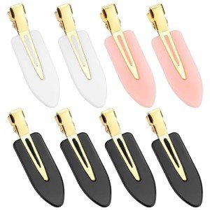 Cute No-Crease Hair Clips for Styling, 8 Pcs