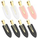 Cute No-Crease Hair Clips for Styling, 8 Pcs
