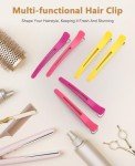 12-Pack Styling Duck Clips for Hair Sectioning
