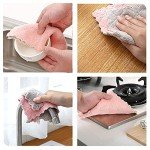 Super Absorbent Microfiber Kitchen Washcloths, 10 Pack