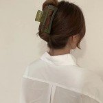 4-Pack Big Rectangle Hair Claw Clips