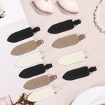 12 No Bend Hair Clips for Styling and Makeup