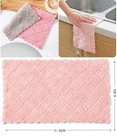 Super Absorbent Microfiber Kitchen Washcloths, 10 Pack