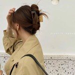 4-Pack Big Rectangle Hair Claw Clips