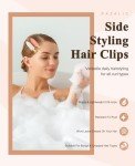 Cute No-Crease Hair Clips for Styling, 8 Pcs