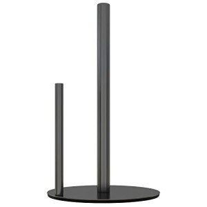 Black Stainless Steel Paper Towel Holder for Kitchen