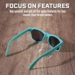 Kids Sunglasses with UV400 Protection - Gloss Green