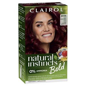 Bold Deep Burgundy Hair Dye - Clairol Natural Instincts