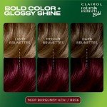 Bold Deep Burgundy Hair Dye - Clairol Natural Instincts
